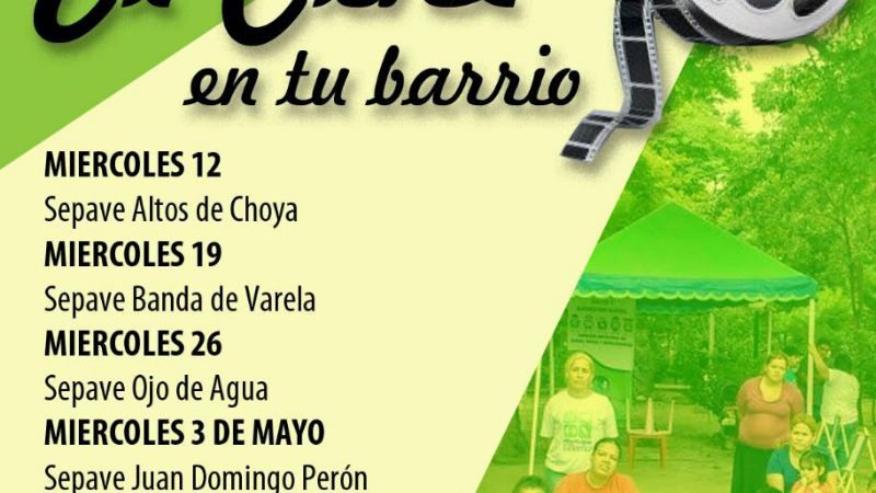 “El cine en tu barrio”, en las SePaVe