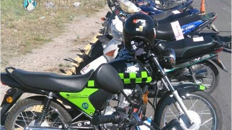 En dos horas, secuestraron 40 motos