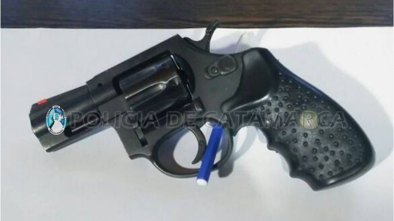 Secuestran un arma de fuego