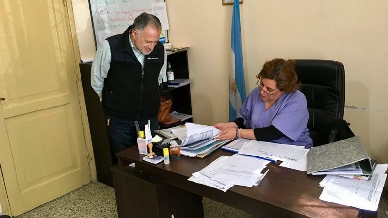 El senador Solá Jais  visitó el Hospital de Belén