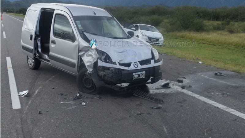 Choque frontal en la Av. Circunvalación