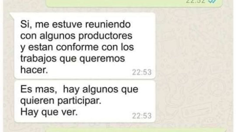 Deschavan conversación de concejales