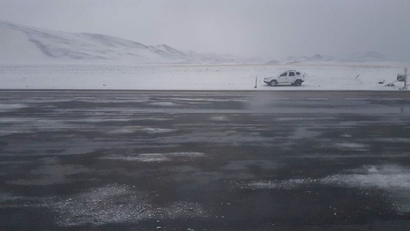 Por nevadas, cierran el Paso San Francisco