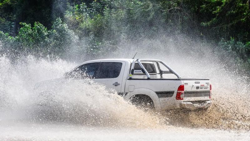 Las 4x4 y los cuatris corren en La Puerta