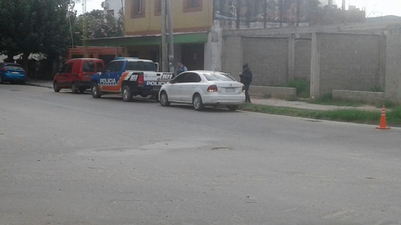 Accidente frente a la Municipalidad de Valle Viejo