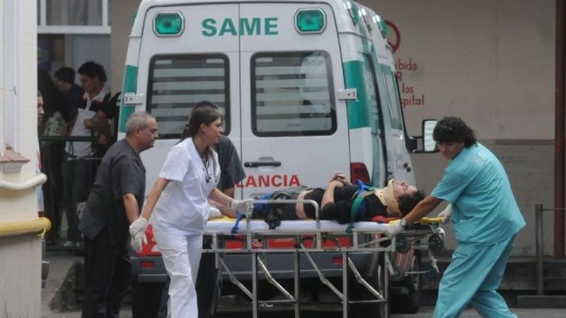 Mujer herida en Valle Viejo