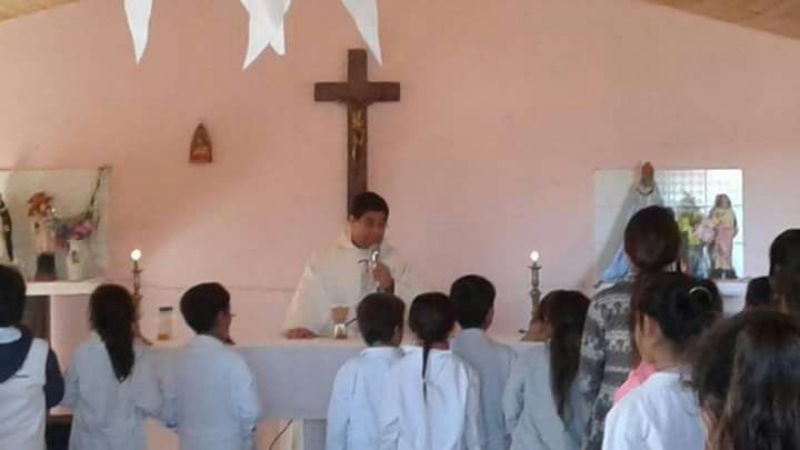 Procesión de San Expedito en Casa de Piedra