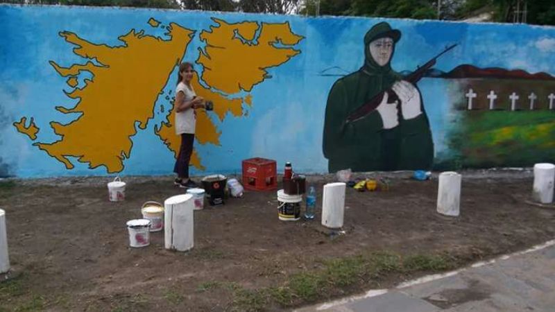 Homenaje a los Caídos y Veteranos de Malvinas.