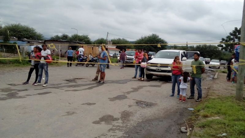 Evacuaron a las familias en la zona del badén de la Virgen