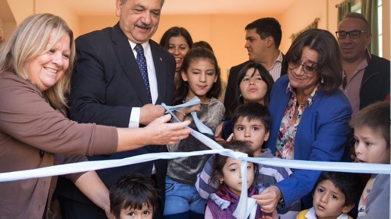 Inauguraron la Sala de Psicomotricidad en la Casa Cuna