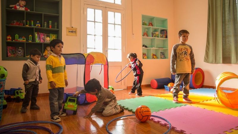 Inauguraron la Sala de Psicomotricidad en la Casa Cuna