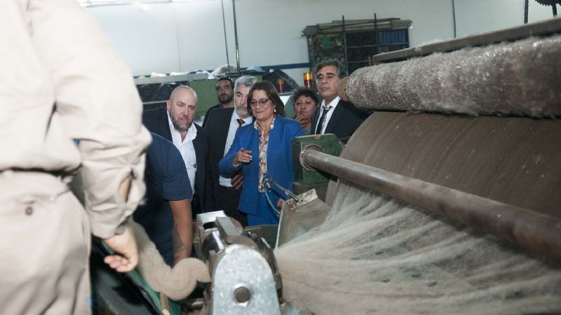 Corpacci inauguró la Fábrica Textil Los Andes