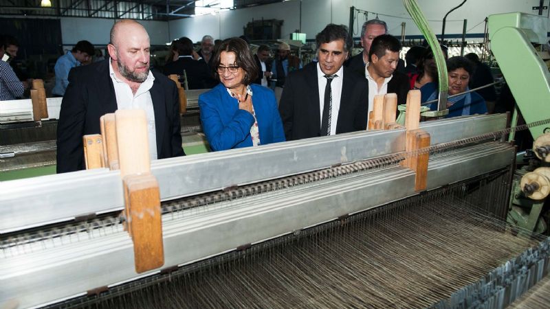 Corpacci inauguró la Fábrica Textil Los Andes