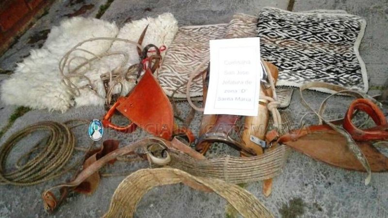 Recuperan elementos sustraídos en Santa María