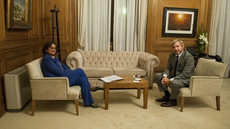 Corpacci se reunió con Frigerio y hablaron de las inundaciones