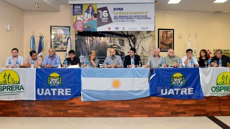 El partido Fe participó del cierre del PAR de la UATRE