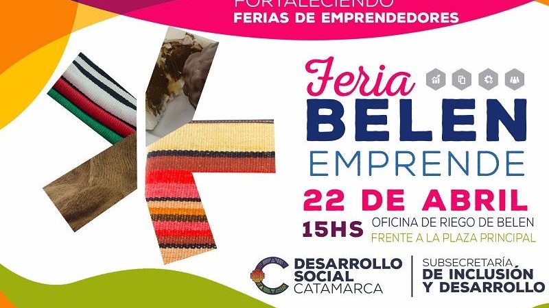 Inauguran la feria “Belén Emprende”