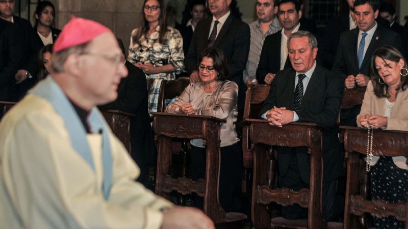 Lucía en la apertura de las fiestas marianas