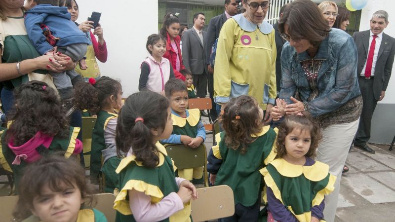 Lucía inauguró un nuevo espacio de primera infancia