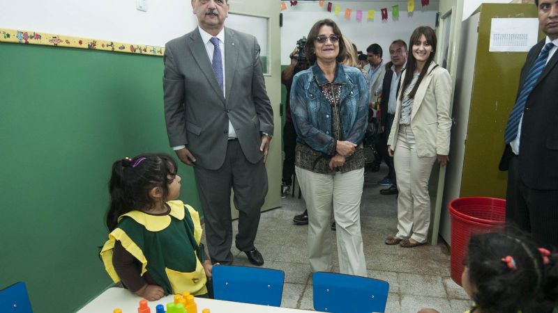 Lucía inauguró un nuevo espacio de primera infancia