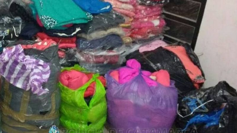 Secuestran mercadería ilegal