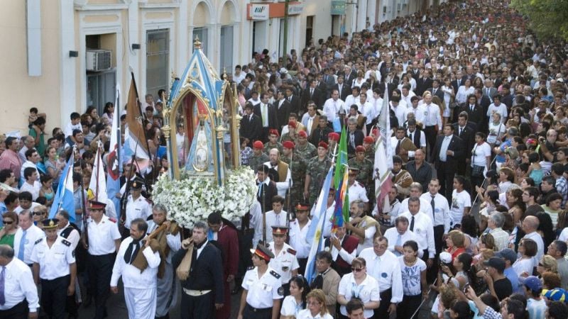 Dispositivo de seguridad por la procesión de la Virgen