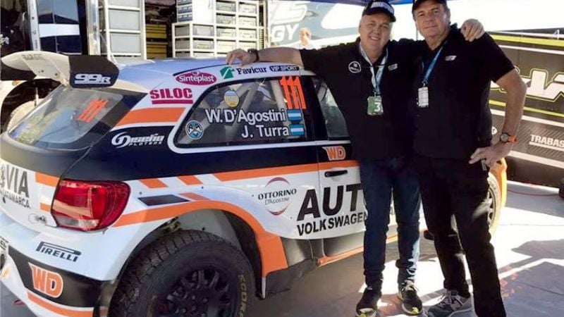 Walter D’Agostini fue “a disfrutar al máximo el Rally Mundial”