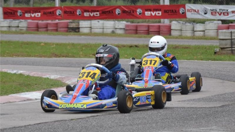 Pilotos catamarqueños en el Nacional de Karting en Chaco