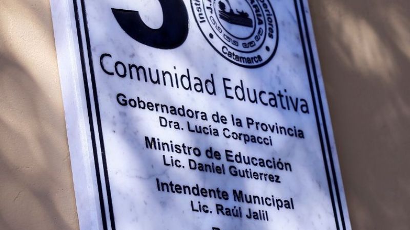 Jalil participó del acto por los 50 años del IES Chavarría