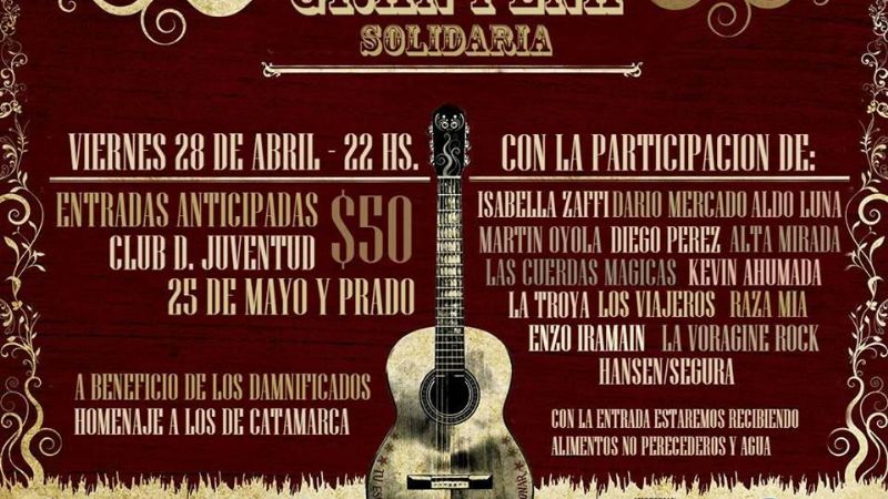 Peña solidaria en Club Deportivo Juventud