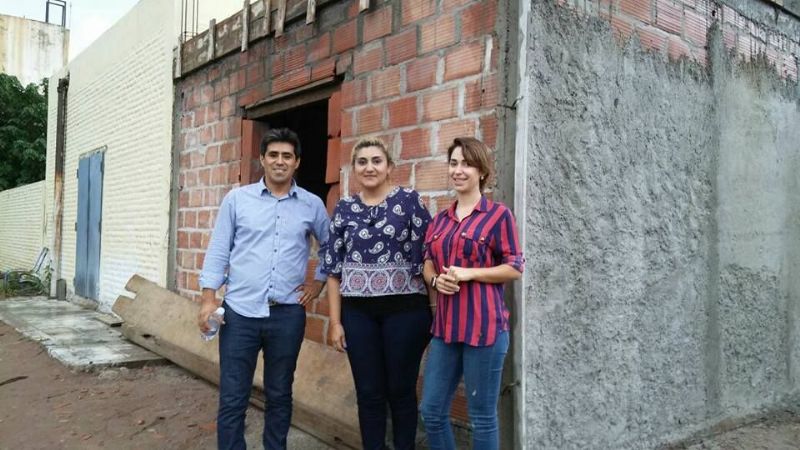 Recorrido de obras y ayuda a pobladores en La Paz