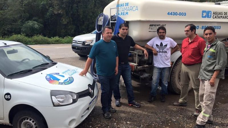 Restablecen el servicio de agua potable en Paclín