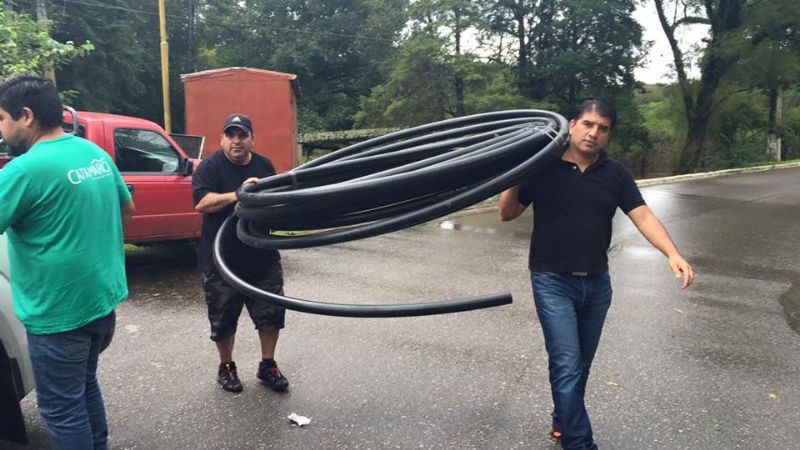 Restablecen el servicio de agua potable en Paclín