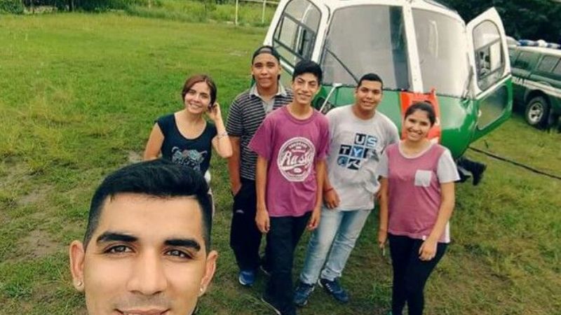 Solidaridad de jóvenes de Recreo