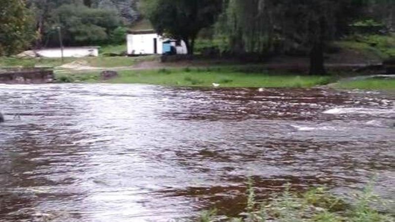 Ríos crecidos en Icaño y Ancasti