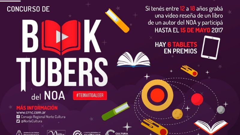 Concurso de Booktubers del NOA #TeInvitoALeer
