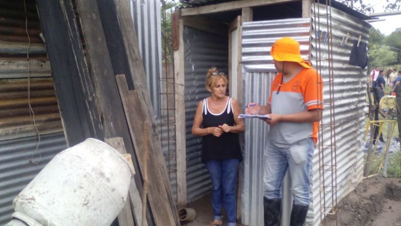 Defensa Civil asistió a familias de La Bajada y Amadores