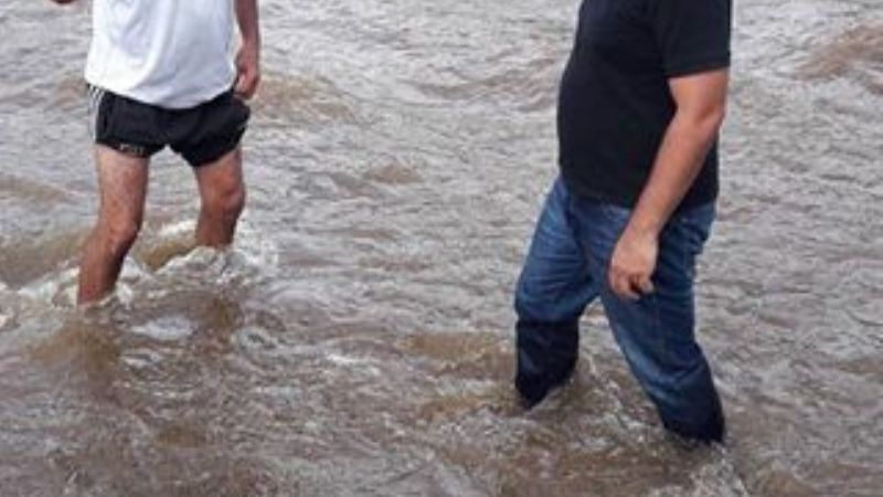 Senadores asistieron a vecinos afectados por el temporal