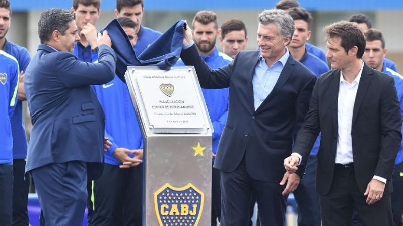 Con Macri de invitado, Boca inauguró centro de entrenamiento