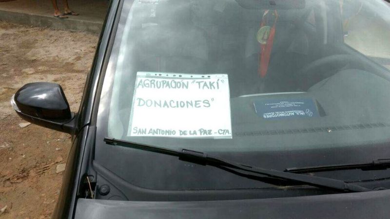 Agrupación Taki llevó ayuda a Lamadrid