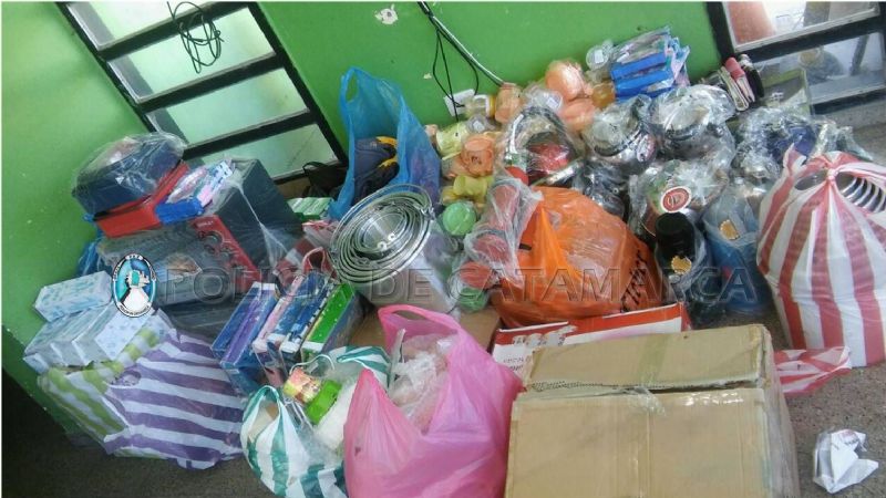Secuestran mercadería ilegal en Valle Viejo