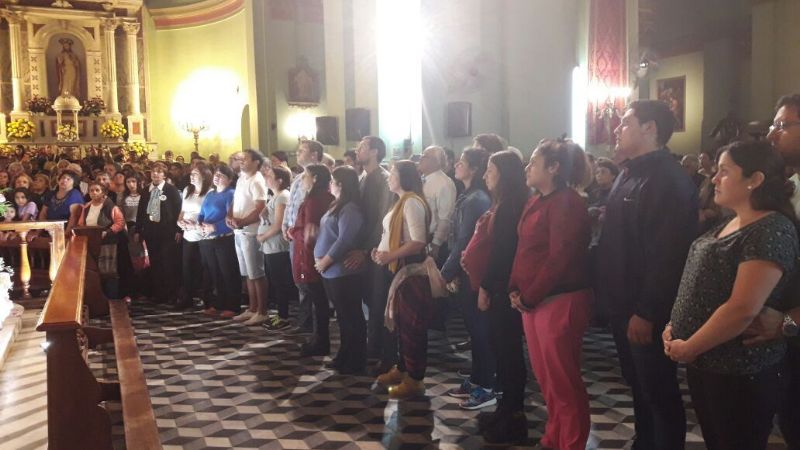 Festividades marianas: homenaje de las familias