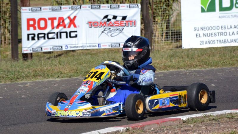Los “changuitos” catamarqueños se lucieron en el Nacional de Karting