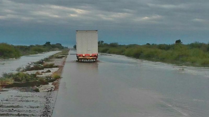 Ruta 60: Intransitable en el tramo San Martín-Empalme 38