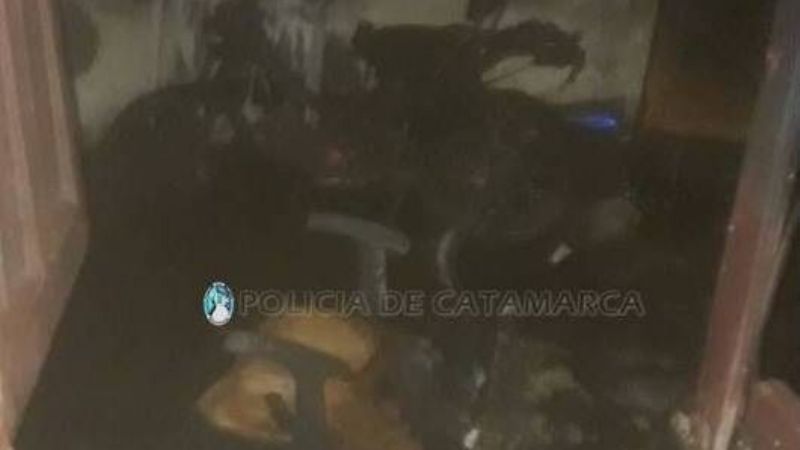 Incendio en una vivienda