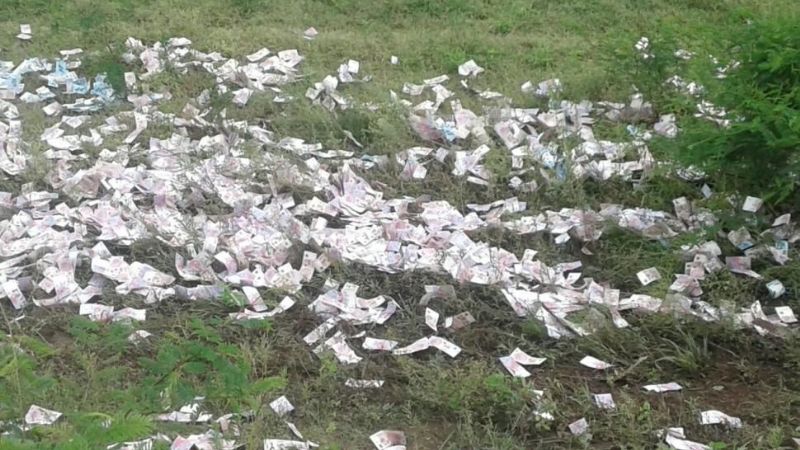 Millones de pesos volaron por la ruta