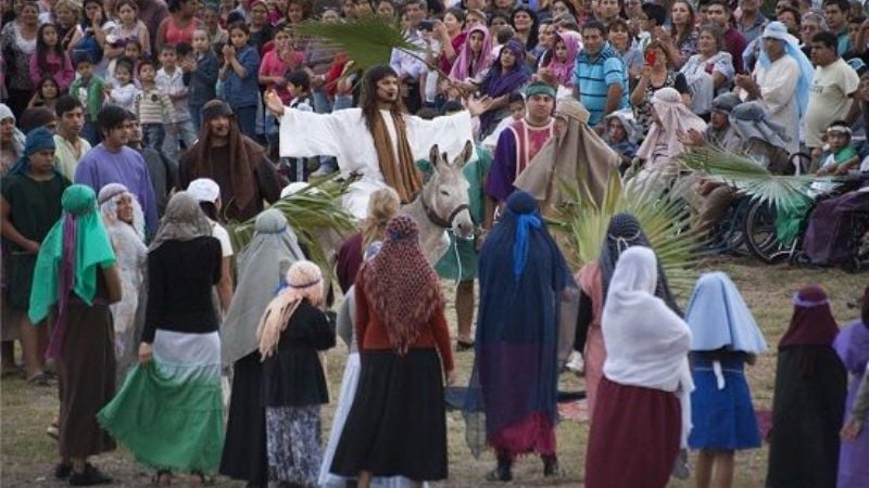 En Semana Santa viví el Vía Crucis de Banda de Varela