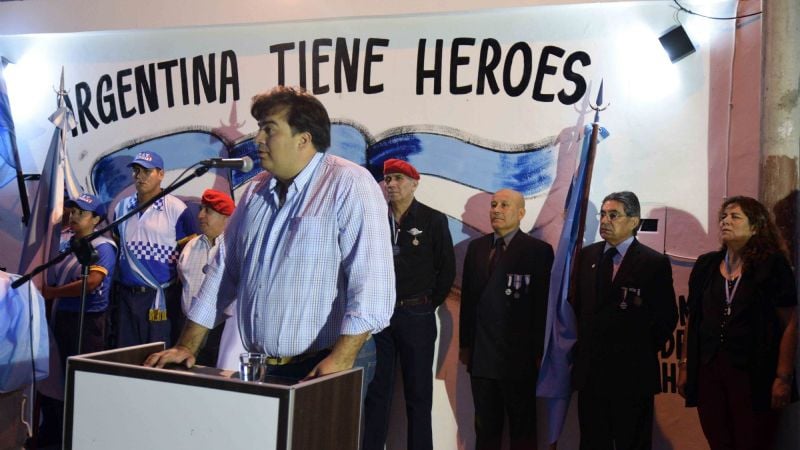 Homenaje a los veteranos de Malvinas