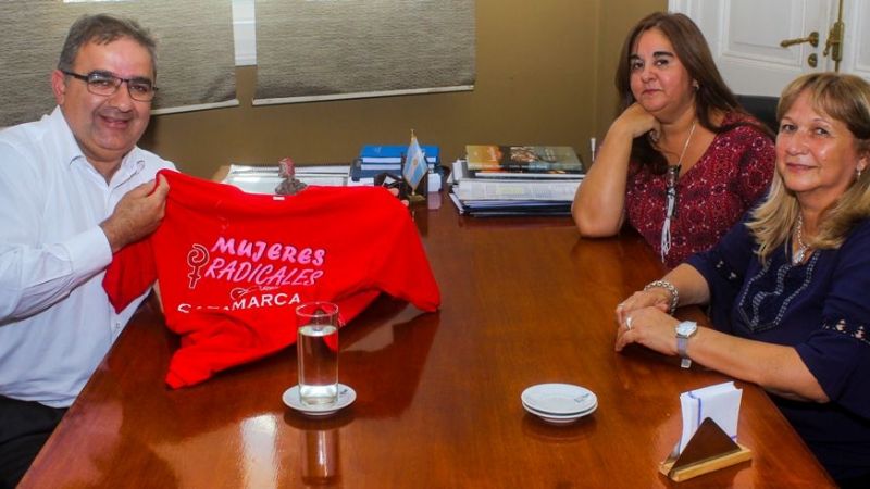 Jalil recibió a "Mujeres Activas" de la Unión Cívica Radical