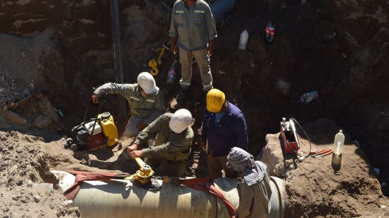 Continúan los trabajos para normalizar servicio de agua